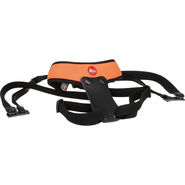 Correa deportiva para binoculares de neopreno Leica (naranja jugosa)