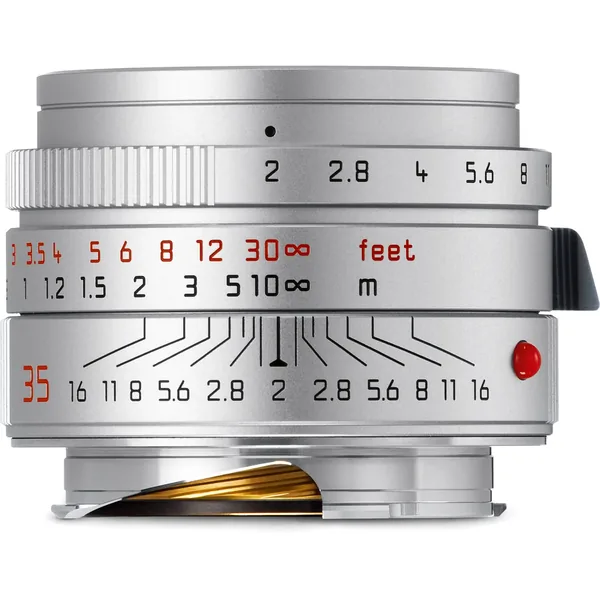 Leica Summicron-M 35mm f/2 ASPH. Lente (Leica M, Plata)