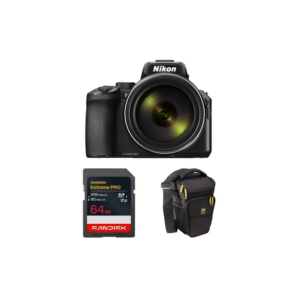 Cámara digital Nikon COOLPIX P950 con kit de accesorios