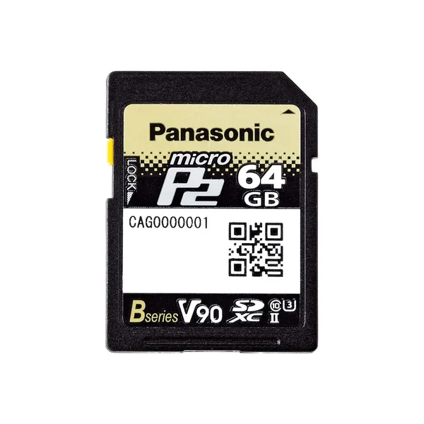 Tarjeta de memoria Panasonic microP2 UHS-II de 64 GB