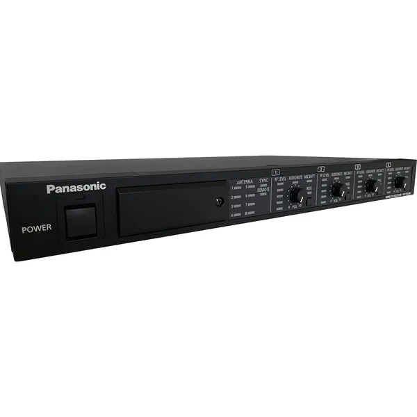 Panasonic WX-SR204 Receptor inalámbrico digital para montaje en rack de 4 canales (1,9 GHz)