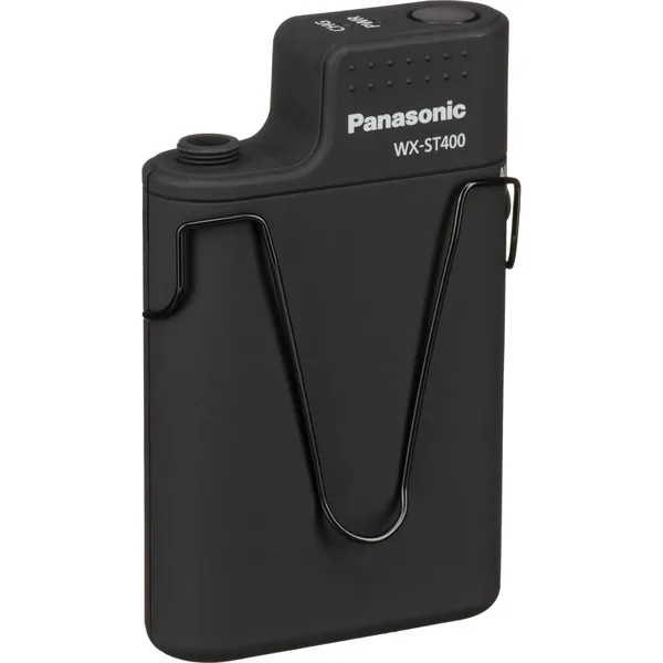 Panasonic WX-ST400 Transmisor inalámbrico DECT Bodypack con micrófono cardioide Lavalier (1,9 GHz)