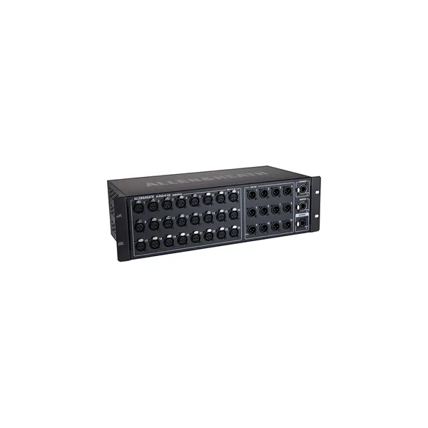 Allen & Heath AR2412 24×12 Main Remote Stage Rack for GLD & Qu Mixers (Black)
