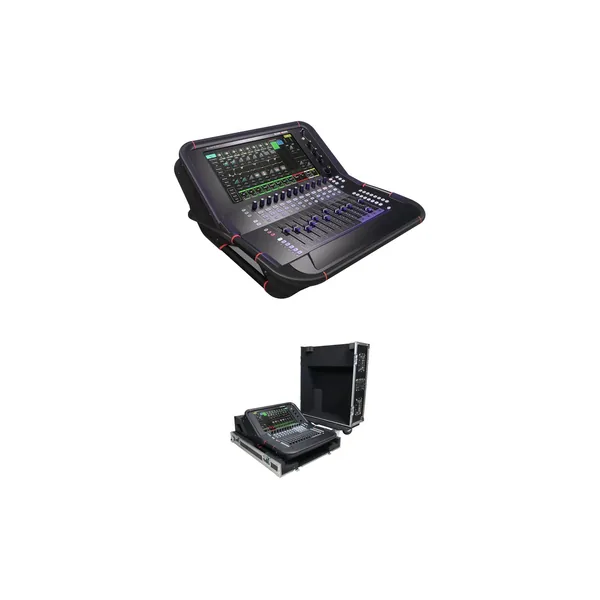 Allen & Heath Avantis Solo Kit de mezclador digital de 64 canales/42 buses con estuche de vuelo tipo caseta para perros