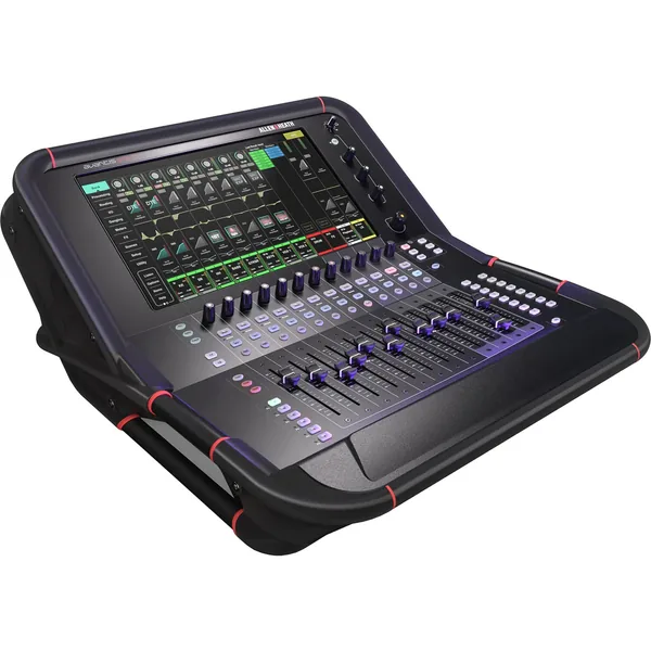 Allen & Heath Avantis Solo Kit de mezclador digital de 64 canales/42 buses con estuche de vuelo tipo caseta para perros