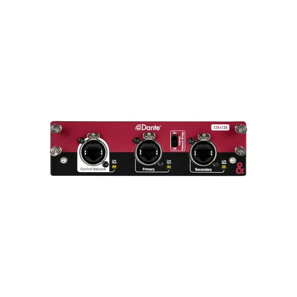 Tarjeta de red de audio Allen & Heath DANTE 128×128