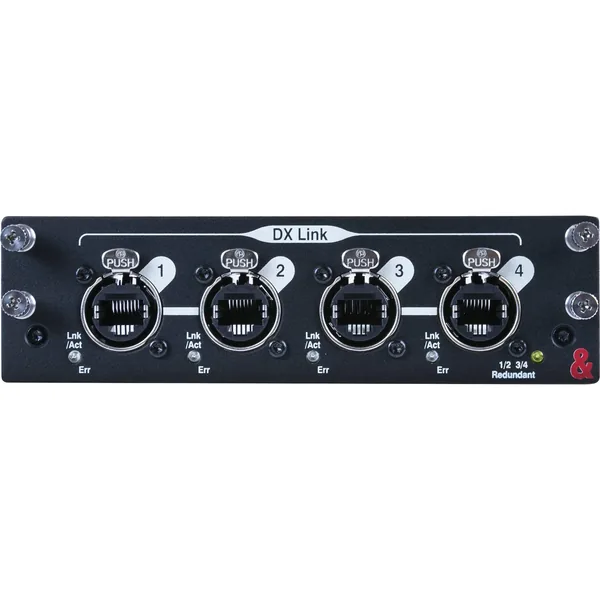 Tarjeta de interfaz de red Allen & Heath DX Link DX para sistemas dLive y Avantis