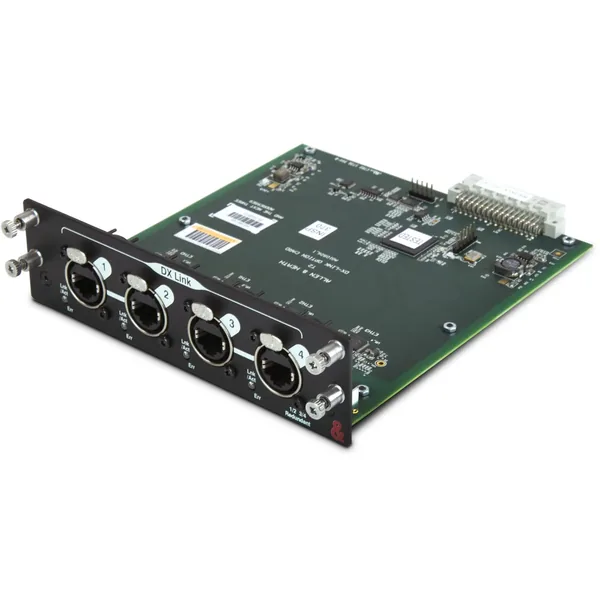 Tarjeta de interfaz de red Allen & Heath DX Link DX para sistemas dLive y Avantis