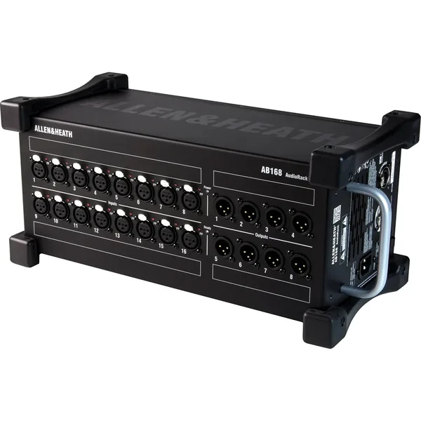 Allen & Heath QU-24C Kit de mezclador digital con caja de escenario y cable Ethernet