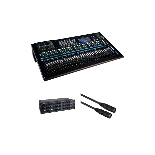 Mezclador digital Allen & Heath Qu-32C con kit de bastidor de escenario