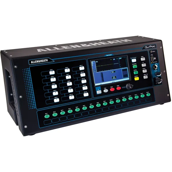 Mezclador montable compacto Allen & Heath Qu-Pac 16×12