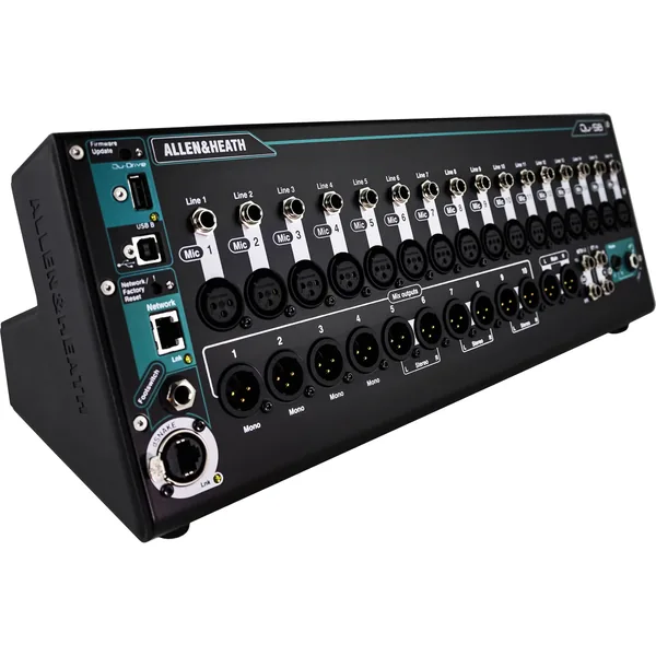 Mezclador digital portátil Allen & Heath Qu-SB de 18 entradas y 14 salidas