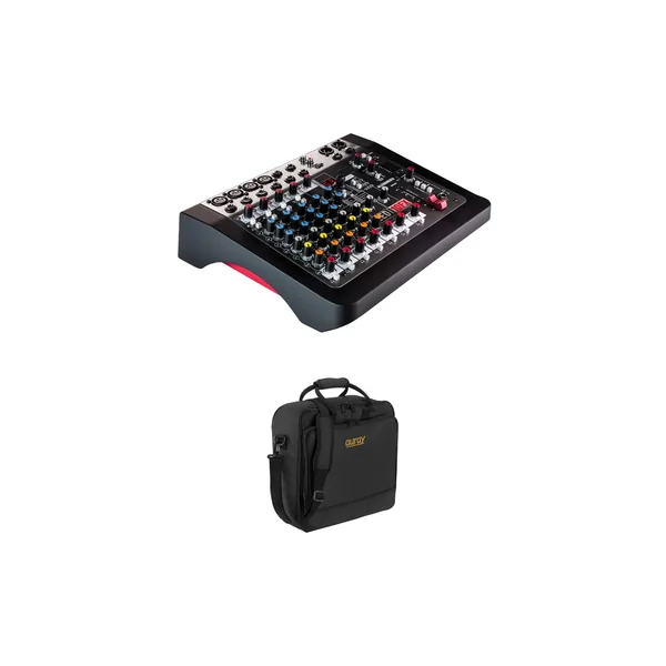 Allen & Heath ZEDi-10FX Kit de interfaz USB/mezclador híbrido con bolsa acolchada