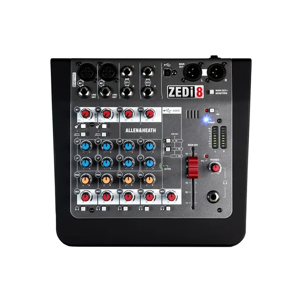 Allen & Heath ZEDi-8 Mezclador híbrido compacto/interfaz USB