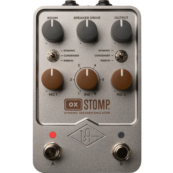 Pedal emulador de altavoz dinámico Universal Audio UAFX OX Stomp