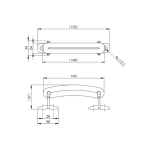 Adam Hall 3415 Handle