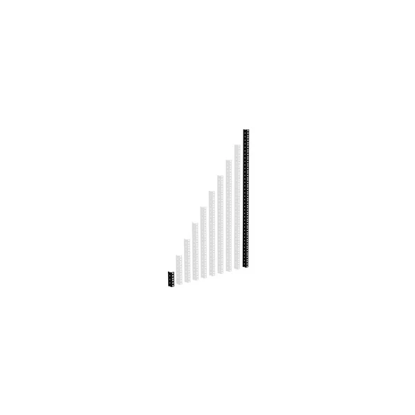 Adam Hall 61535 BLKRack Strip 45U