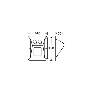 Adam Hall 87160 Dish D-Type Sockets blk