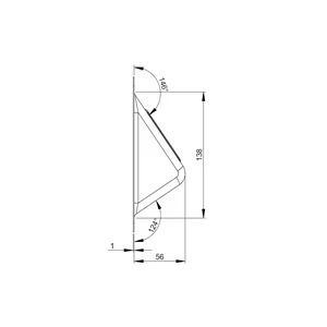 Adam Hall 87160 Dish D-Type Sockets blk