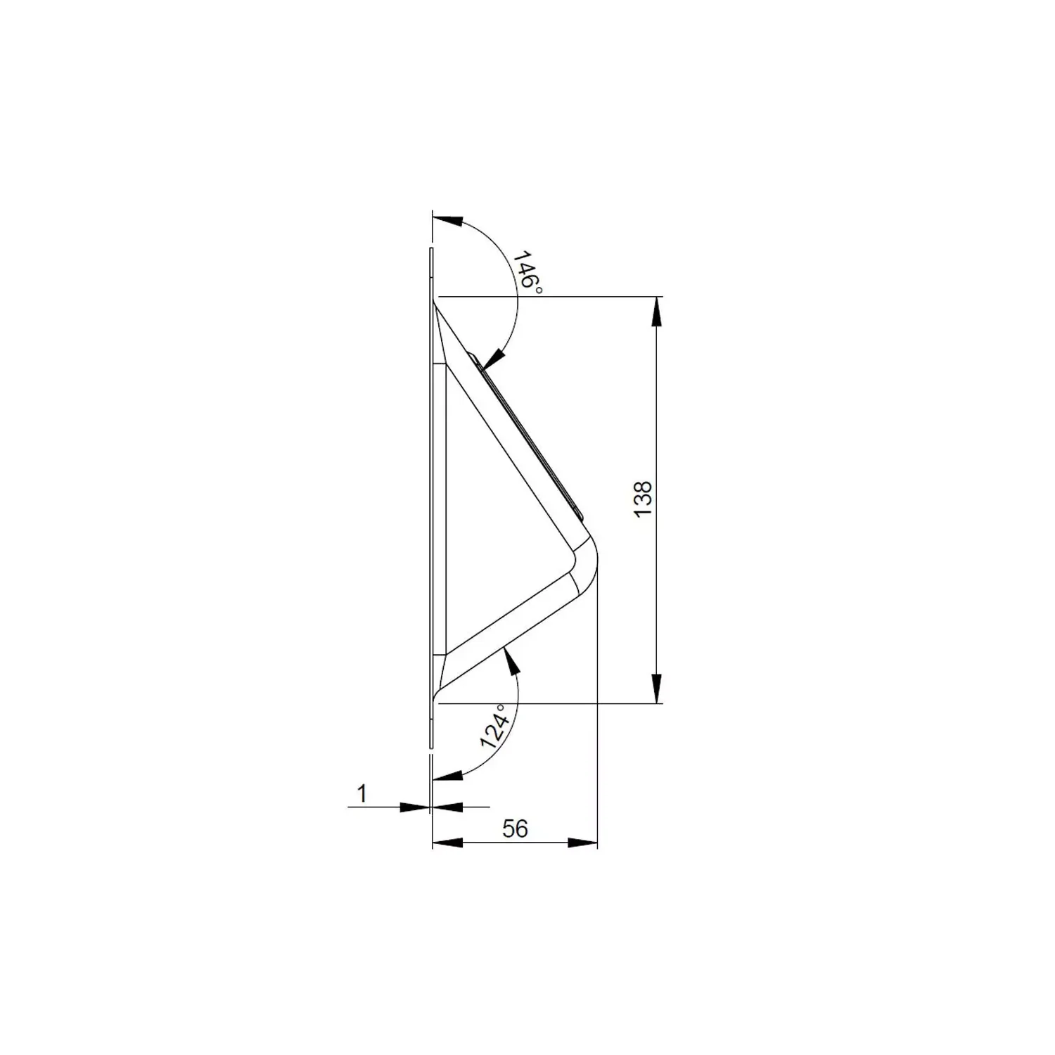 Adam Hall 87160 Dish D-Type Sockets blk