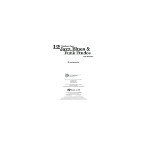Alfred Music Publishing 12 Medium Jazz Etudes Eb