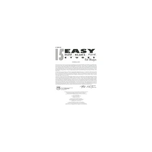 Alfred Music Publishing 15 Easy Jazz Etudes Bb