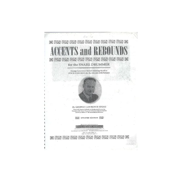 Alfred Music Publishing Accents And Rebounds