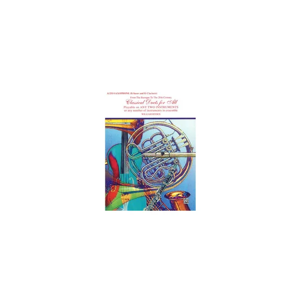 Alfred Music Publishing Classical Duets for All A-Sax