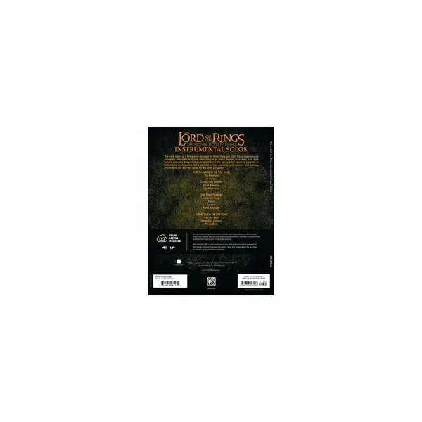 Alfred Music Publishing Lord Of The Rings 1-3 Violin