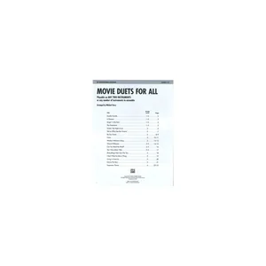 Alfred Music Publishing Movie Duets For All Clarinet