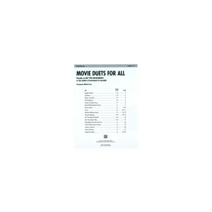 Alfred Music Publishing Movie Duets For All Flute