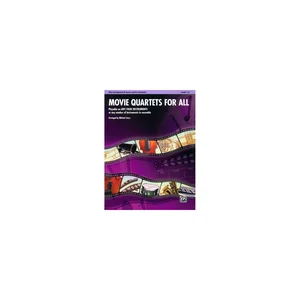 Alfred Music Publishing Movie Quartets for All A-Sax