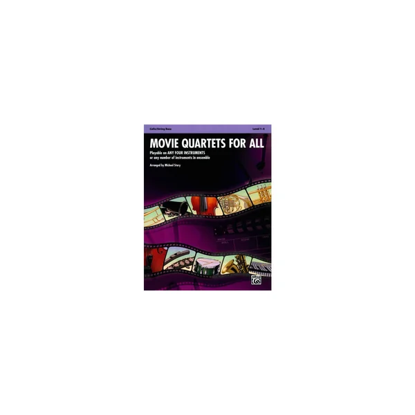 Alfred Music Publishing Movie Quartets for All Cello
