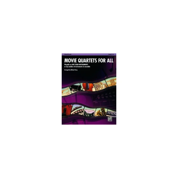 Alfred Music Publishing Movie Quartets For All Flute