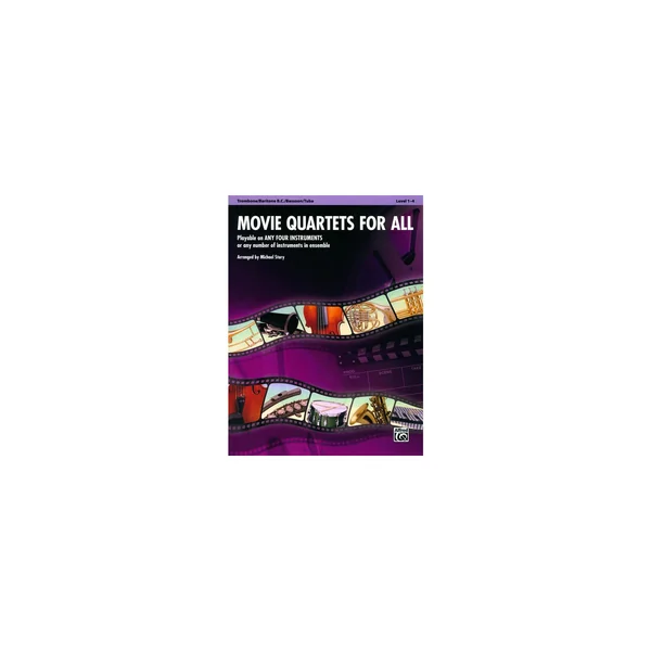 Alfred Music Publishing Movie Quartets for All Tromb.