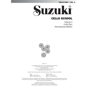 Alfred Music Publishing Suzuki Cello School 2