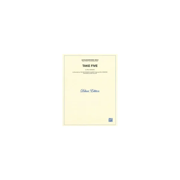 Alfred Music Publishing Take Five Alto Sax