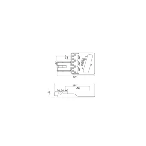 Allparts Certano T-Bender Bridge C