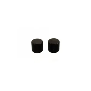 Allparts Metal Barrel Knobs Black
