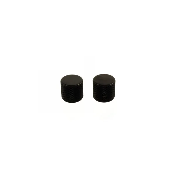 Allparts Metal Barrel Knobs Black