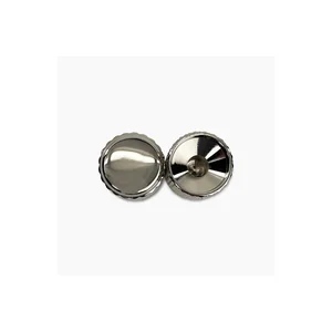 Allparts Metal Barrel Knobs Nickel
