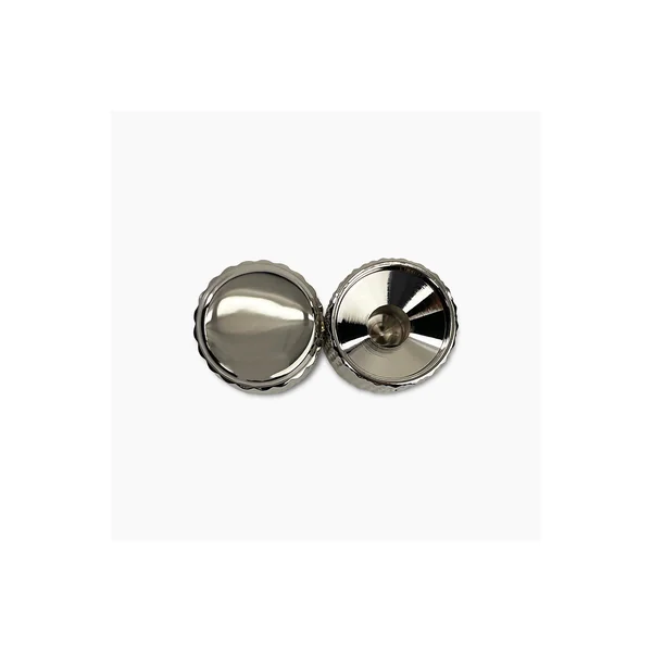 Allparts Metal Barrel Knobs Nickel