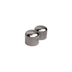 Allparts Metal Dome Knobs Nickel