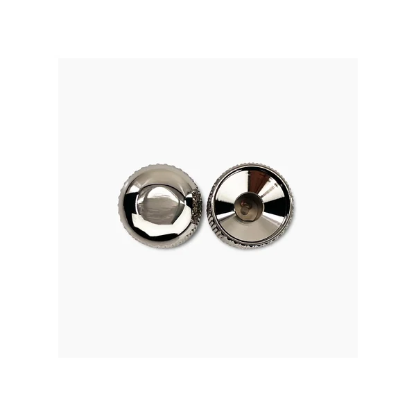 Allparts Metal Dome Knobs Nickel