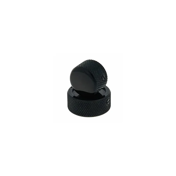 Allparts Stacked Pot Knob Set BK