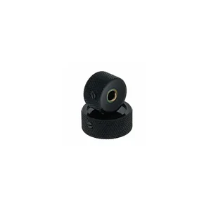 Allparts Stacked Pot Knob Set BK