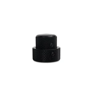 Allparts Stacked Pot Knob Set BK