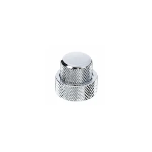 Allparts Stacked Pot Knob Set Chrome