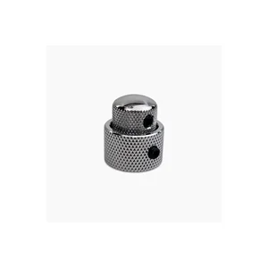 Allparts Stacked Pot Knob Set Chrome