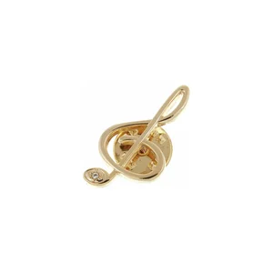 Art of Music Pin Pin Treble Clef w/ Stone